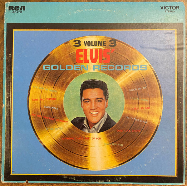 Elvis Presley : Elvis' Golden Records, Vol. 3 (LP, Comp, RE, Roc)