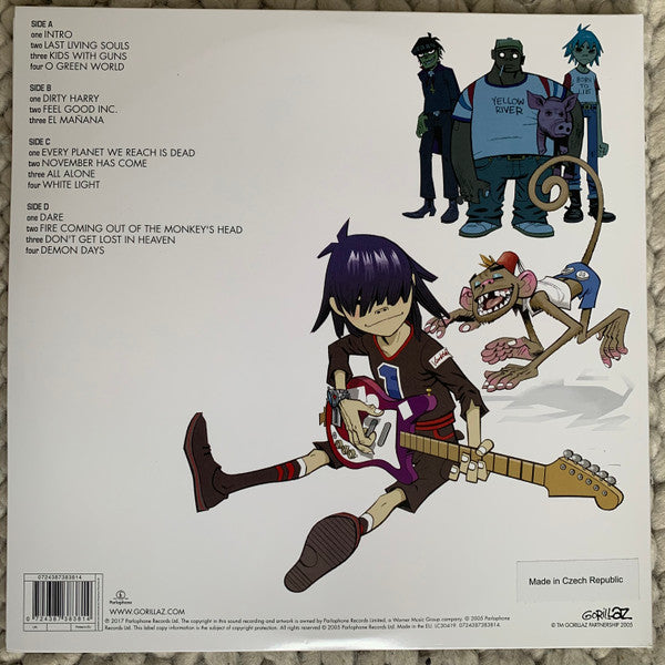 Gorillaz : Demon Days (2xLP, Album, RE, RP, Gat)