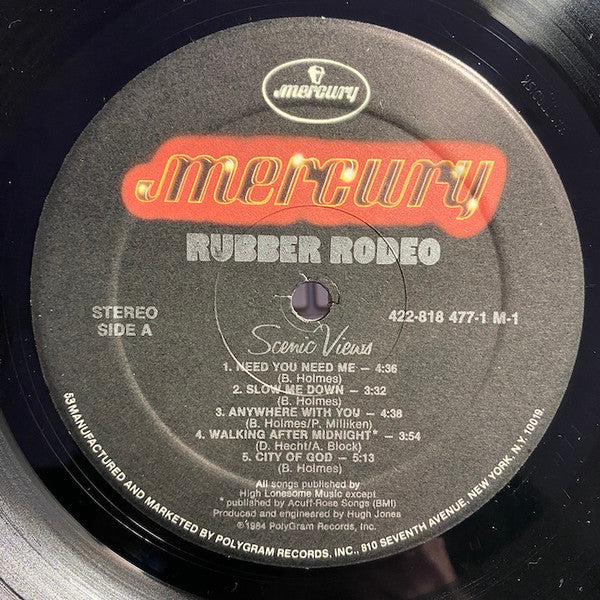 Rubber Rodeo : Scenic Views (LP, Album, 53 )