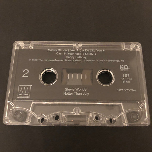 Stevie Wonder : Hotter Than July (Cass, Album, RE, RM)