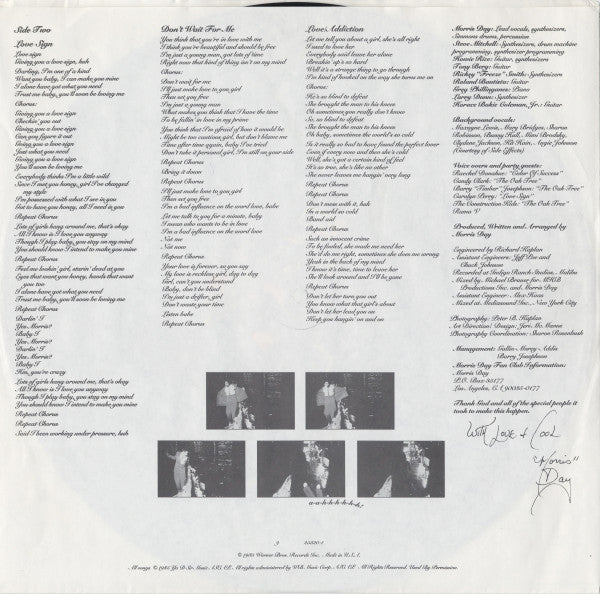 Morris Day : Color Of Success (LP, Album, SRC)