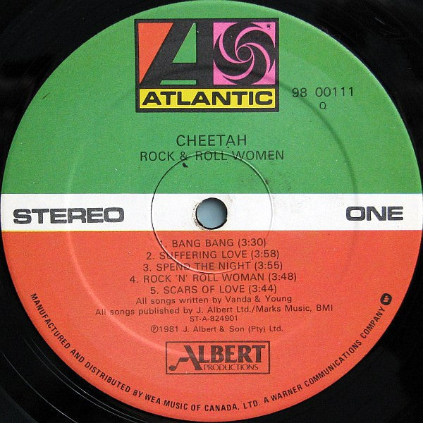 Cheetah (3) : Rock & Roll Women (LP, Album)