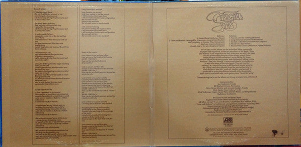 Yes : Fragile (LP, Album, RE, SP )