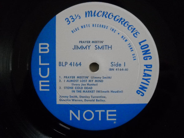 Jimmy Smith With Stanley Turrentine : Prayer Meetin' (LP, Album, Mono)