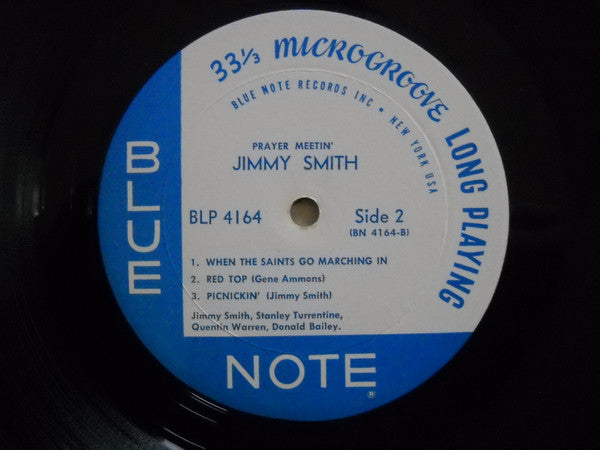 Jimmy Smith With Stanley Turrentine : Prayer Meetin' (LP, Album, Mono)