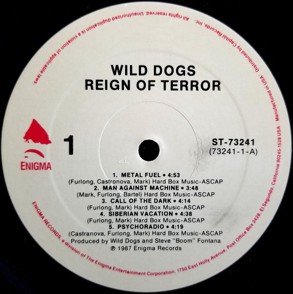 Wild Dogs : Reign Of Terror (LP, Album)