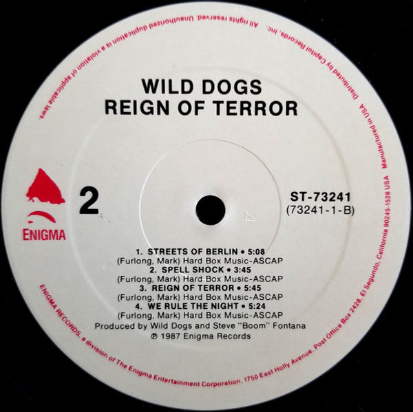 Wild Dogs : Reign Of Terror (LP, Album)