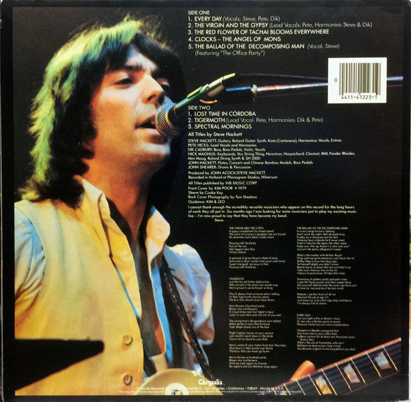 Steve Hackett : Spectral Mornings (LP, Album, RE)