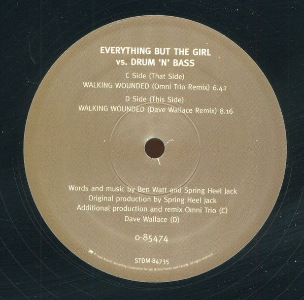 Everything But The Girl : Everything But The Girl Vs. Drum 'N' Bass (2x12", Maxi)