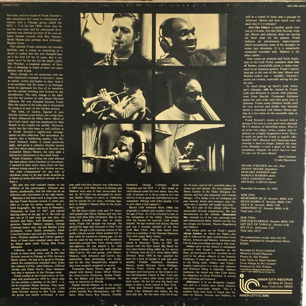 Frank Strozier Sextet : Remember Me (LP, Album)