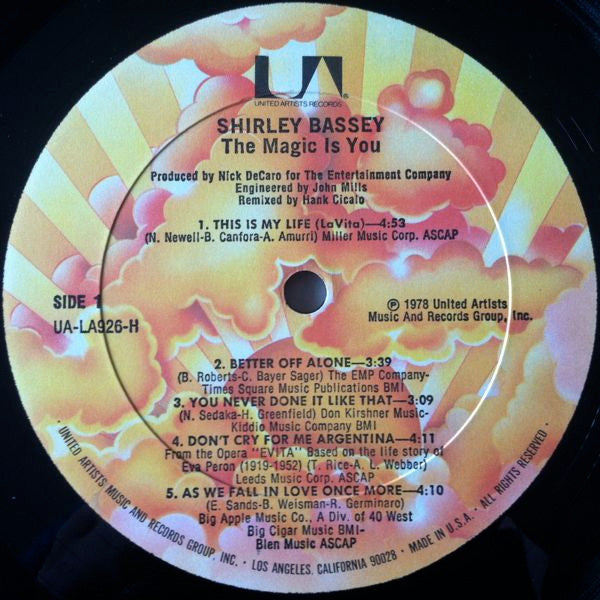 Shirley Bassey : The Magic Is You (LP, Album)