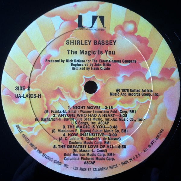 Shirley Bassey : The Magic Is You (LP, Album)