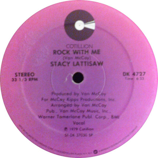 Stacy Lattisaw : Rock With Me / When You're Young And In Love (12", Maxi)