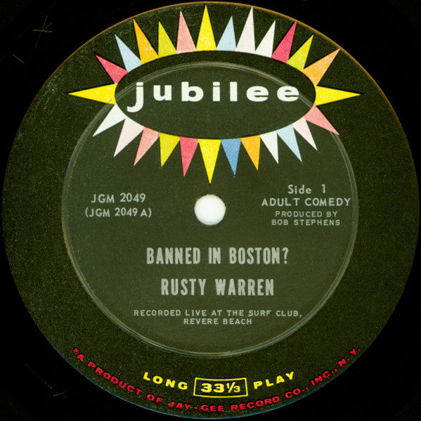 Rusty Warren : Banned In Boston? (LP, Album, Mono, Bel)