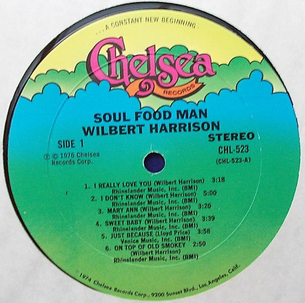Wilbert Harrison : Soul Food Man (LP, Album)