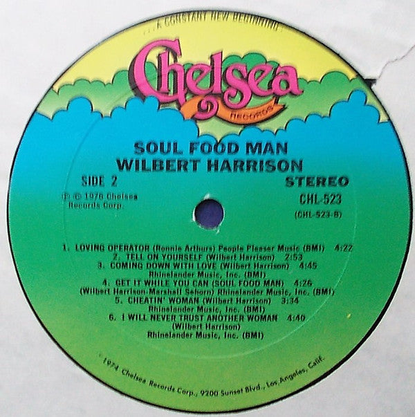 Wilbert Harrison : Soul Food Man (LP, Album)