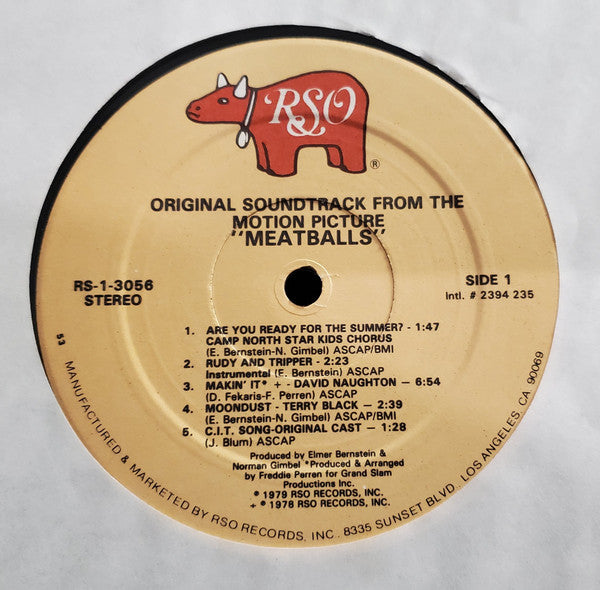 Various : The Original Soundtrack From The Motion Picture Meatballs (LP, Album, 53 )