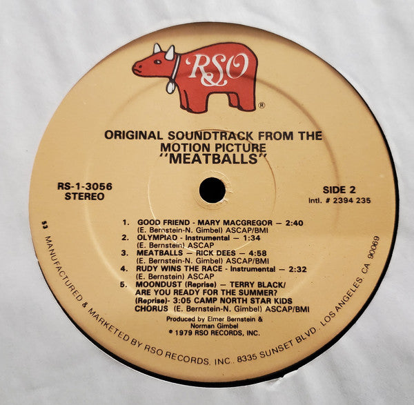 Various : The Original Soundtrack From The Motion Picture Meatballs (LP, Album, 53 )