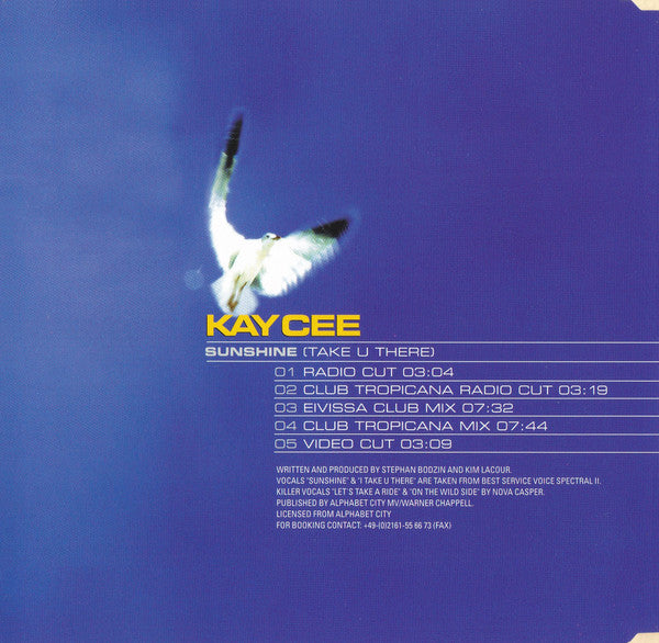 Kay Cee* : Sunshine (Take U There) (CD, Maxi)