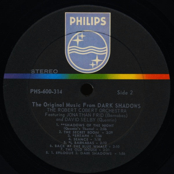 The Robert Cobert Orchestra Featuring Jonathan (Barnabas) Frid* And David (Quentin) Selby* : The Original Music From ABC-TV's Dark Shadows (LP, Album)