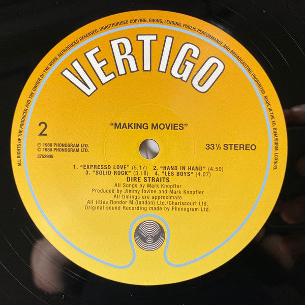 Dire Straits : Making Movies (LP, Album, RE, RM, 180)
