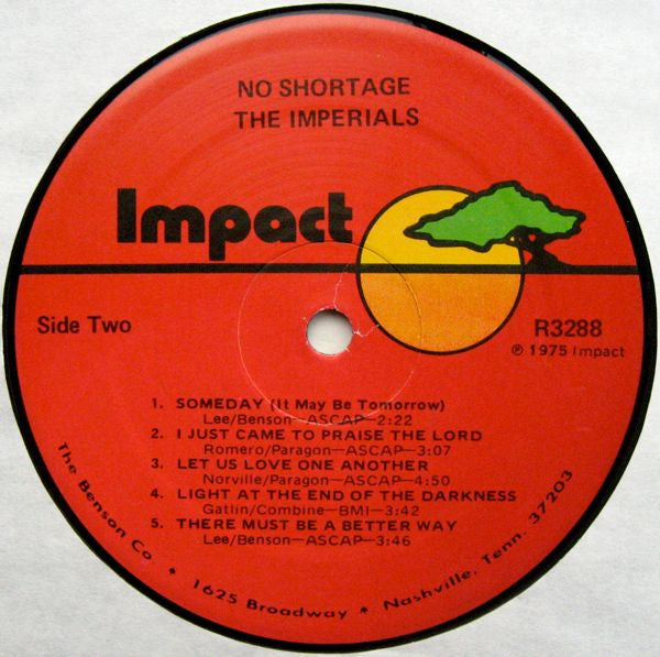 Imperials : No Shortage (LP, Album)