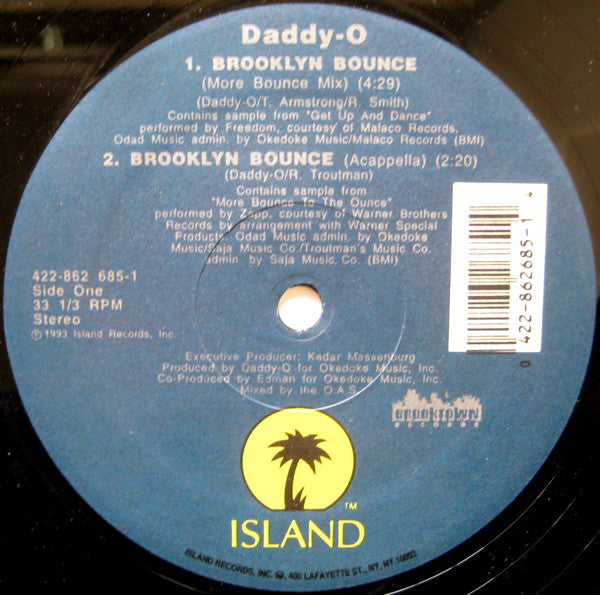 Daddy-O : Brooklyn Bounce (12")