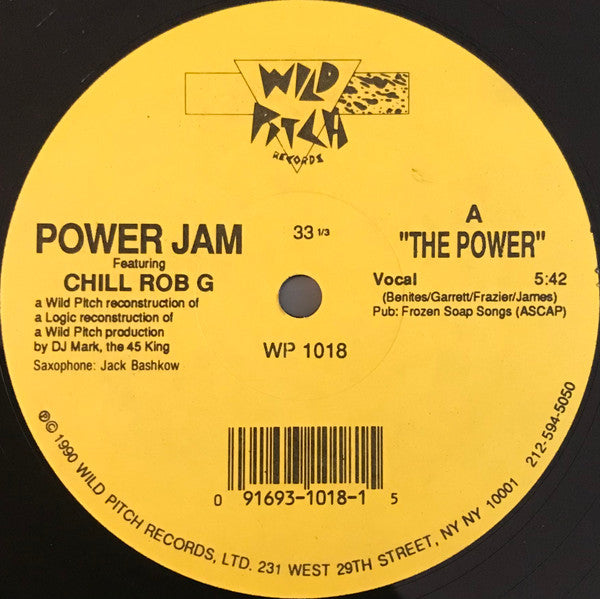 Power Jam Featuring Chill Rob G : The Power (12")