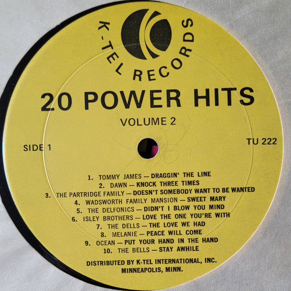 Various : 20 Power Hits Volume 2 (LP, Comp, Mon)