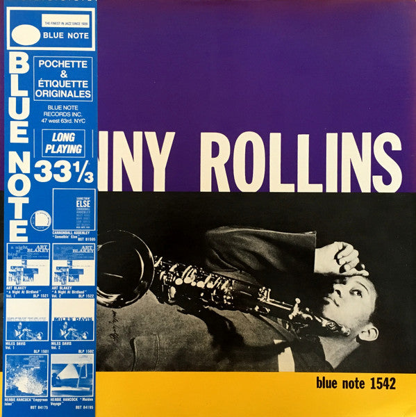 Sonny Rollins : Sonny Rollins (LP, Album, Mono, RE)