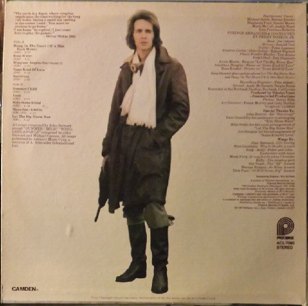 John Stewart (2) : Wingless Angels (LP, Album, RE)