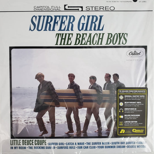 The Beach Boys : Surfer Girl (2xLP, Album, RE, RM, 180)