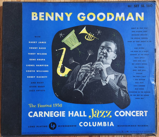 Benny Goodman : The Famous 1938 Carnegie Hall Jazz Concert (2xLP, Mono, RE + Box)