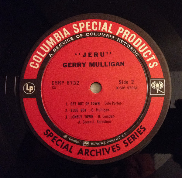 Gerry Mulligan : Jeru (LP, Album, RE)