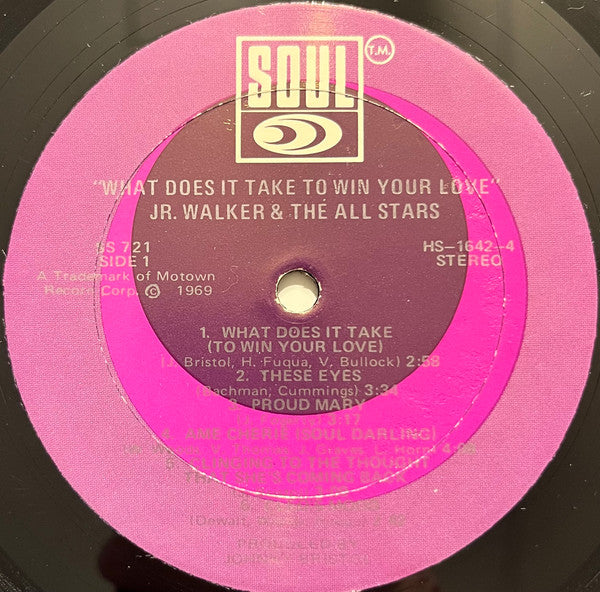 Jr. Walker & The All Stars* : What Does It Take To Win Your Love (LP, Album)