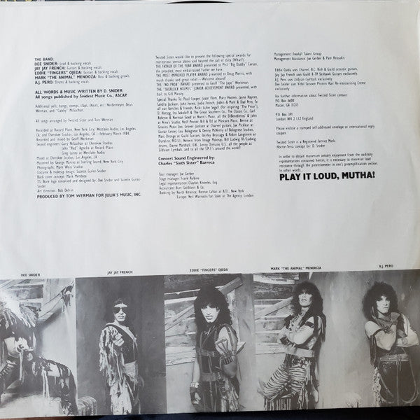 Twisted Sister : Stay Hungry (LP, Album, Club, Car)