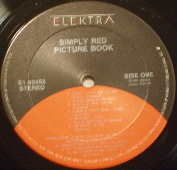 Simply Red : Picture Book (LP, Album, Club, Car)