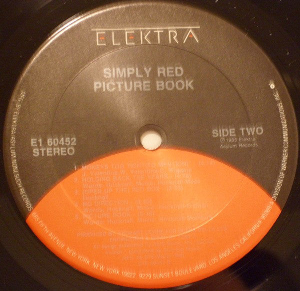 Simply Red : Picture Book (LP, Album, Club, Car)