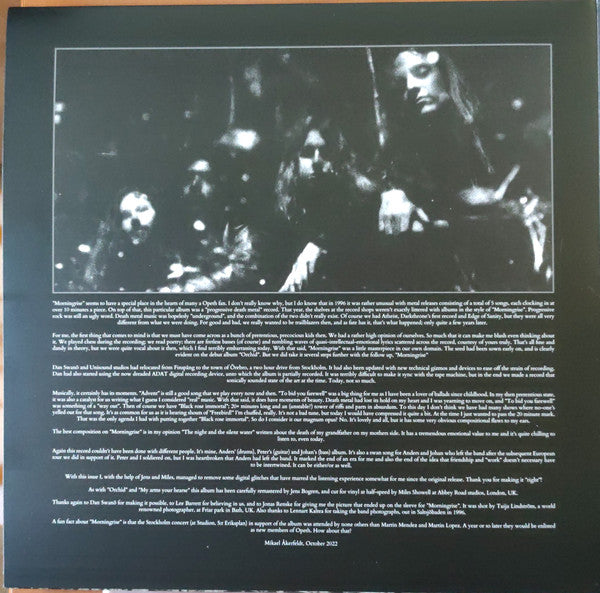 Opeth : Morningrise (2xLP, Album, Ltd, RE, RM, Tra)