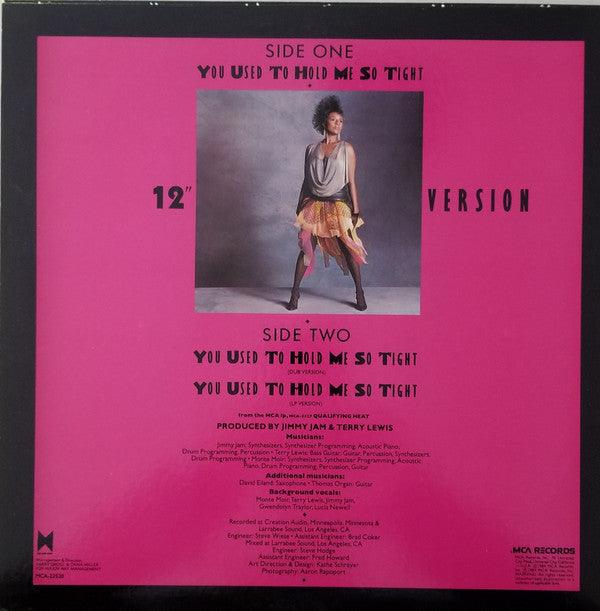 Thelma Houston : You Used To Hold Me So Tight (12" Version) (12", Glo)