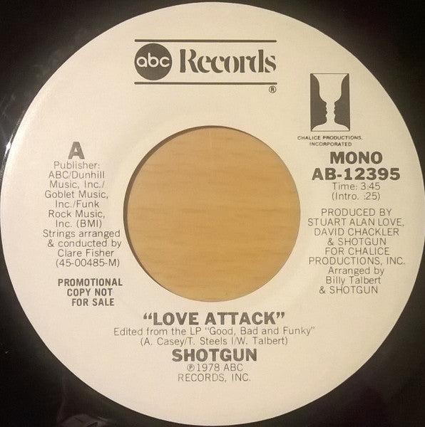 Shotgun (2) : Love Attack (7", Promo)