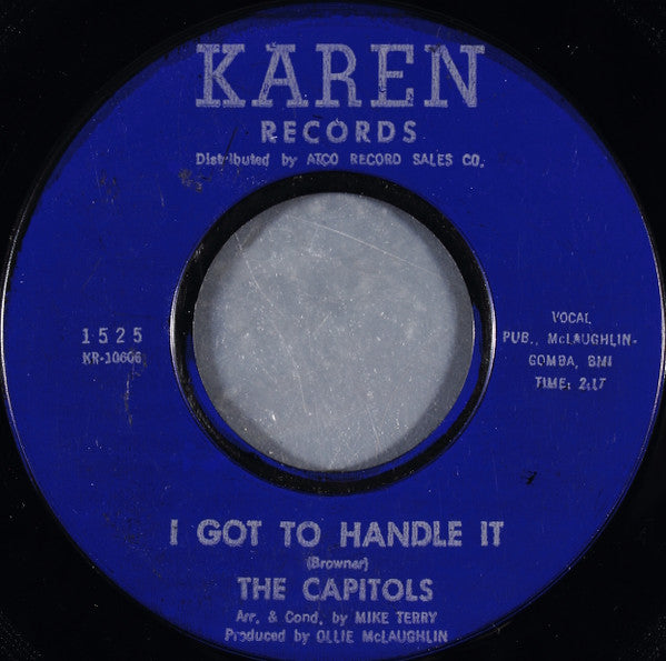 The Capitols : Zig-Zagging / I Got To Handle It (7", Single, Styrene, Bes)