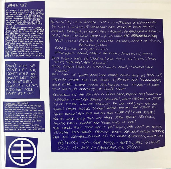 Hüsker Dü : Zen Arcade (2xLP, Album, RE, Gat)