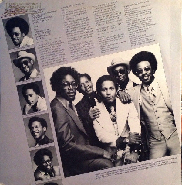 【The Joneses / The Joneses】LP Buy The Joneses : The Joneses (LP, Album, Promo) Online for a