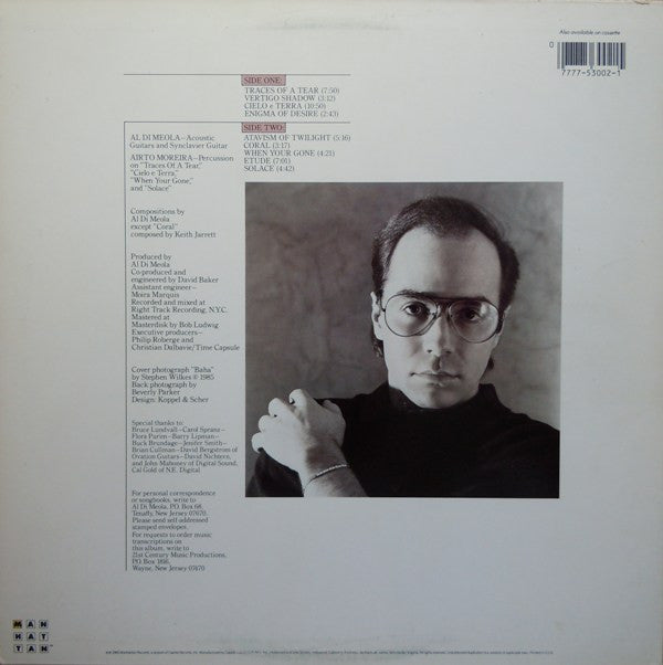 Al Di Meola : Cielo E Terra (LP, Album)