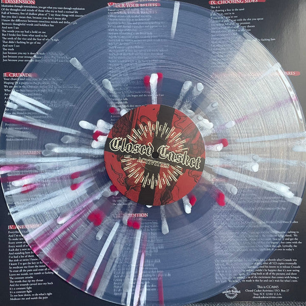 Incendiary (3) : Crusade (12", Album, RP, Cle)