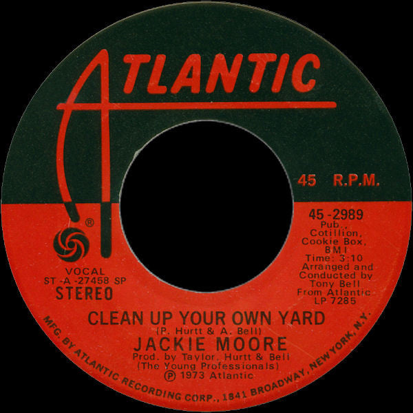 Jackie Moore : Both Ends Against The Middle / Clean Up Your Own Yard (7", Single)