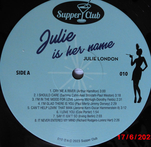Julie London : Julie Is Her Name (LP, Album, Mono, Ltd, Num, RE, RM, 180)