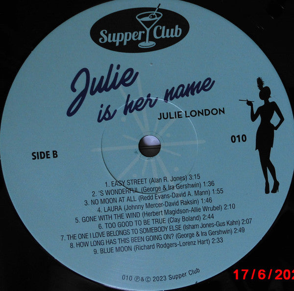 Julie London : Julie Is Her Name (LP, Album, Mono, Ltd, Num, RE, RM, 180)