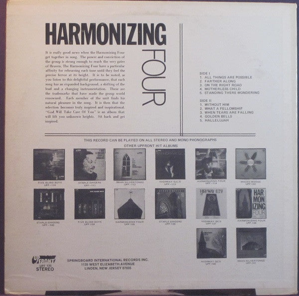 Harmonizing Four* : "All Things Are Possible" (LP, Comp)